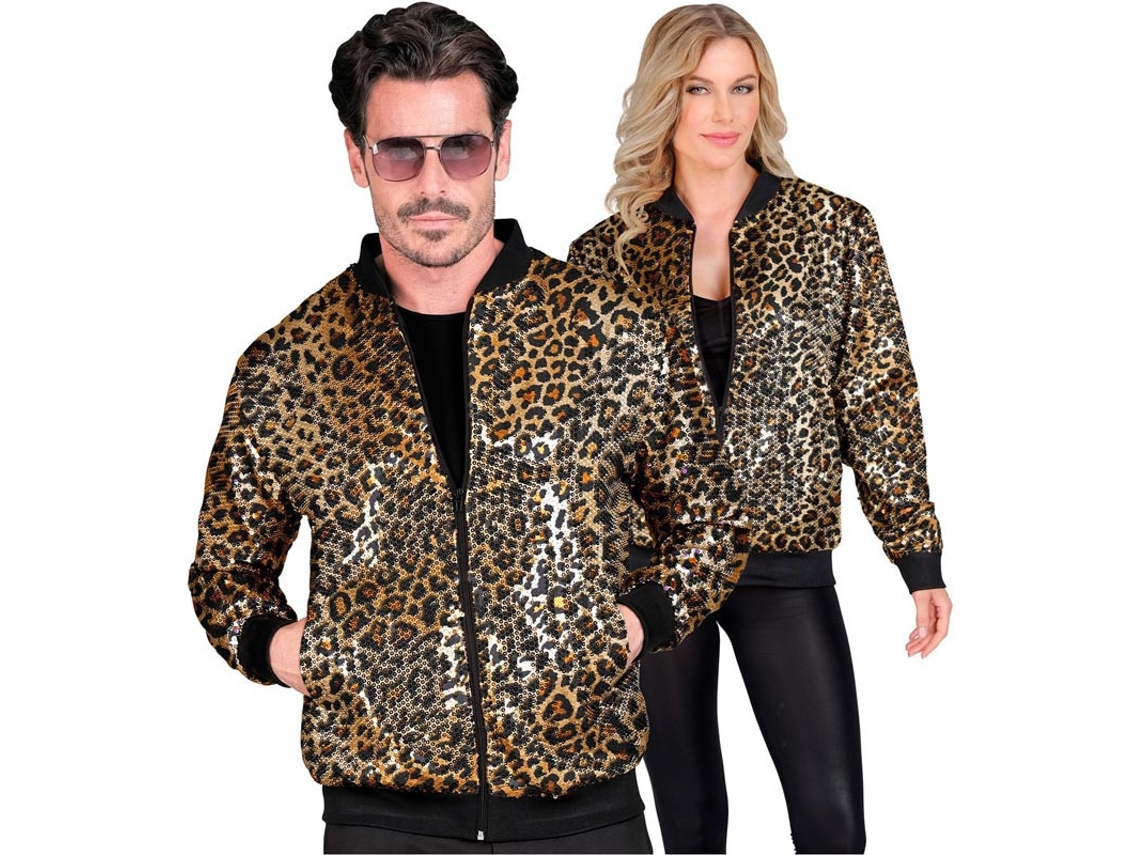 Bomber clássico com estampa animal para adulto
