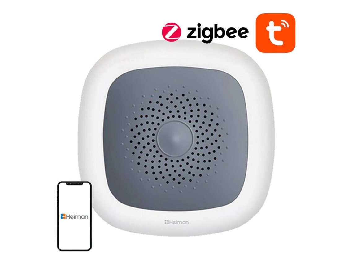 Sensor inteligente de temperatura e umidade Lurelia Zigbee Heiman Hs1ht Tuya