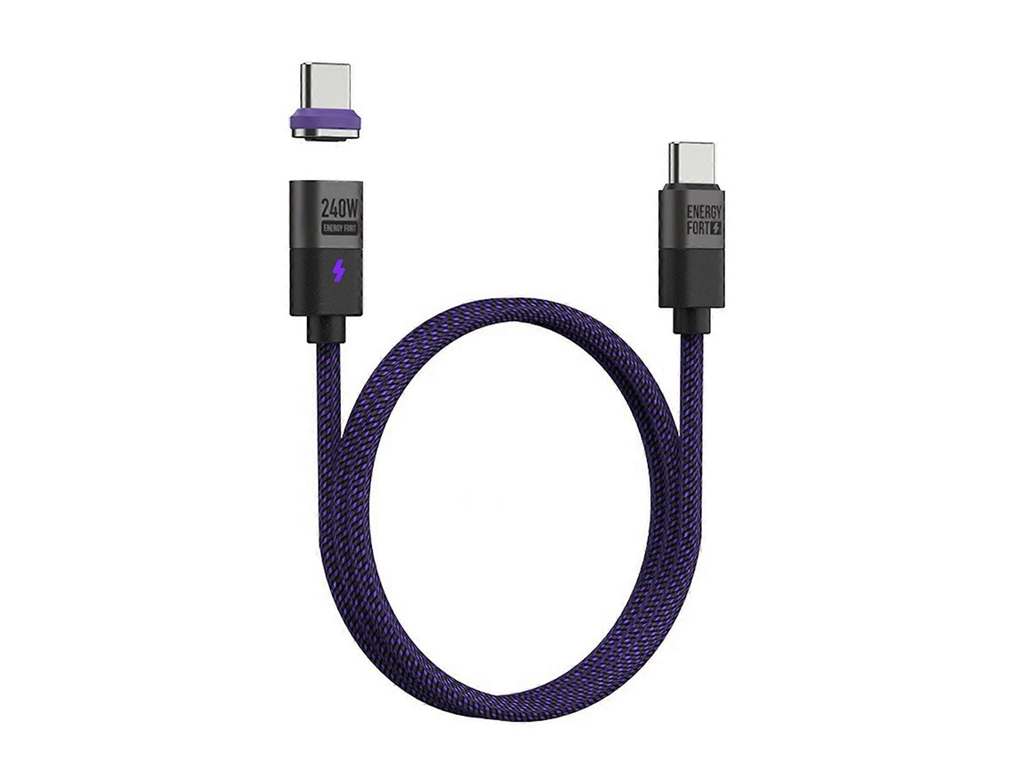 Lurelia Cabo Magnético Usb-c, 240 W, 2m, Carregamento Rápido, Telemóveis