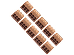 Conector De Cabos Push-type Laxiscreed Para Ligação Rápida E Uso Industrial Em Eletricidade
