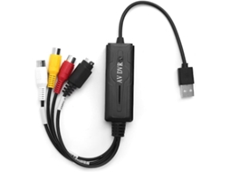 /nn/usb 2.0 Conversor De Vídeo Digital Adaptador De Placa De Captura De Áudio E Vídeo Para Ntsc/pal/secam, Suporte Win10 Slowmoose