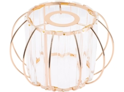 Luminária De Teto Elegante Com Soquete E27 E Vidro, Ideal Para Quarto.