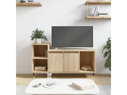Móvel P/ Tv | Gabinete De Tv | Armário De Tv 100x35x55 Cm Derivados De Madeira Carvalho Sonoma