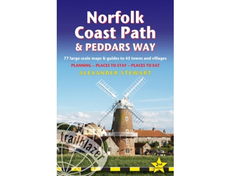 Livro Norfolk Coast Path and Peddars Way Trailblazer Walking Guide 2e de Alexander Stewart (Inglês)