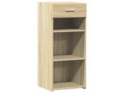 Sideboard, Sideboards Vidaxl Marrom Madeira Processada (n/a)