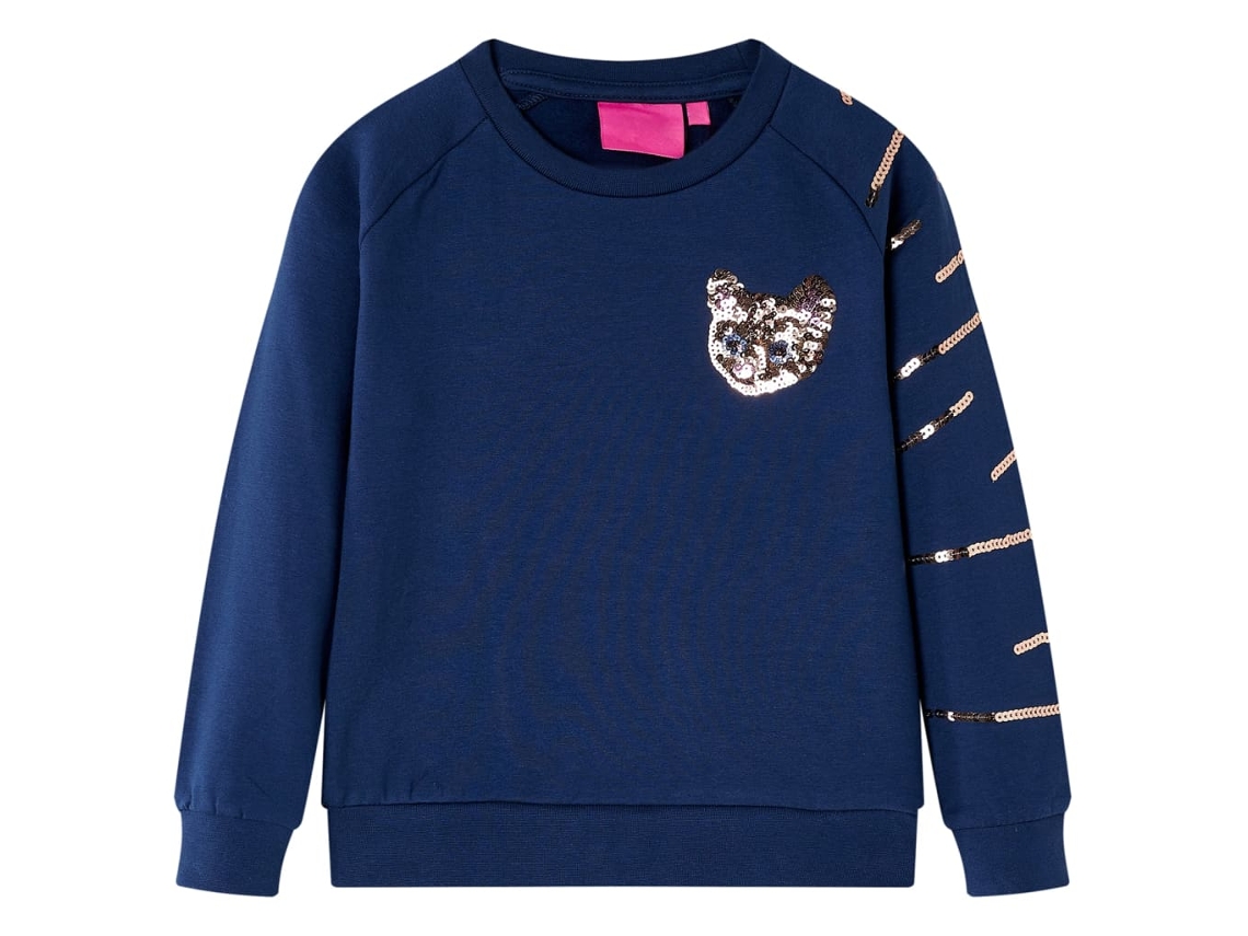 Sweatshirt Para Criança Azul-marinho 92
