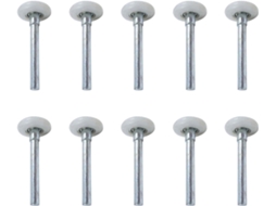 Rolos Deslizantes Para Portas De Garagem, Suaves E Eficientes, Pacote Com 10 Unidades, Desenvolvidos Para Instalação