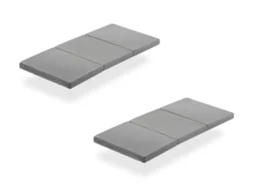 Lot X2 Colchão Dobrável Para Berço De Viagem, 120x60 Cm, Espuma Hr, 5 Cm De Espessura, Elevada Respirabilidade E Conforto Sonho