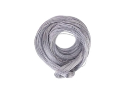 Cuerda De Prata Para Joias 1mm 92m 100 Jardas Para Artesãos E Manuais Plata