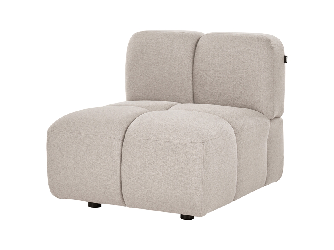 Módulo De Cadeira Beliani Maksaberg De Tecido Creme 77x87x74
