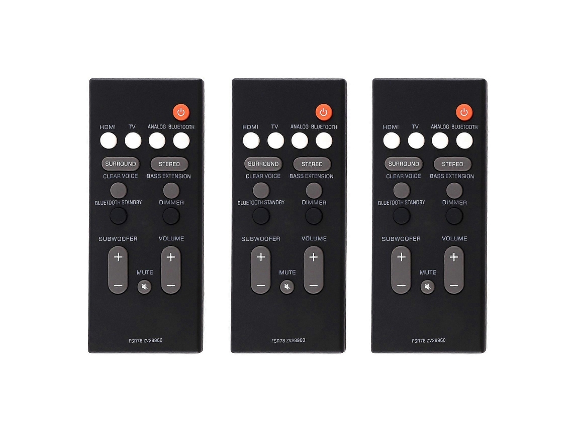 Controle Remoto Fsr78 Zv28960 Para Yas-106 Yas-207 Ats-1060_glo