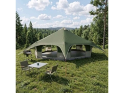 Vidaxl Barraca Familiar 18 Pessoa Verde