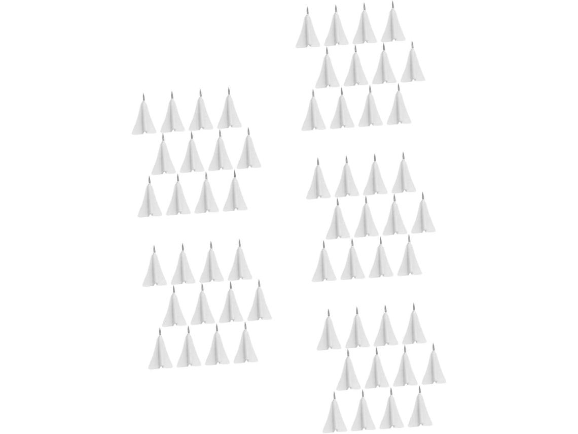 Tachinhas De Papel Em Formato Aviãozinho Da Série 5, Com Cabeça