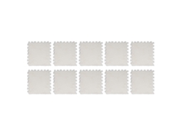 Mali 10pcs Tapete de Chão Interconectado Peludo de Espuma Eva Espesso Cortável para Quarto Sala Branco