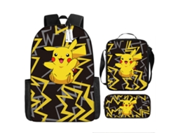 Conjunto De Mochila Infantil De Três Peças Com Estampa De Fada: Mochila + Mochila De Viagem Diagonal + Estojo, Modelo 29