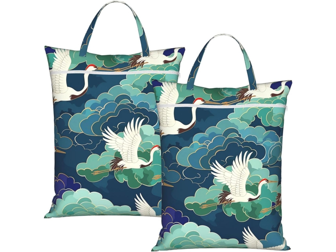 Conjunto De 2 Sacos De Roupa Suja Para Viagem (guindaste Voador)