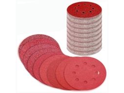 170 Peças De Lixa De 5 Polegadas Com 8 Furos De Velcro, Lixa Redonda Slowmoose