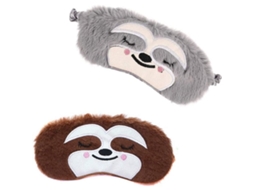 2 Peças de Venda Divertida para os Olhos, Macia e Fofa, Estampa de Bicho preguiça AQUAFORGE