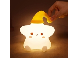 Nova Line luz Noturna Infantil Estrela Menina Silicone Recarregável Cores Mudanças Kindergarten Macia