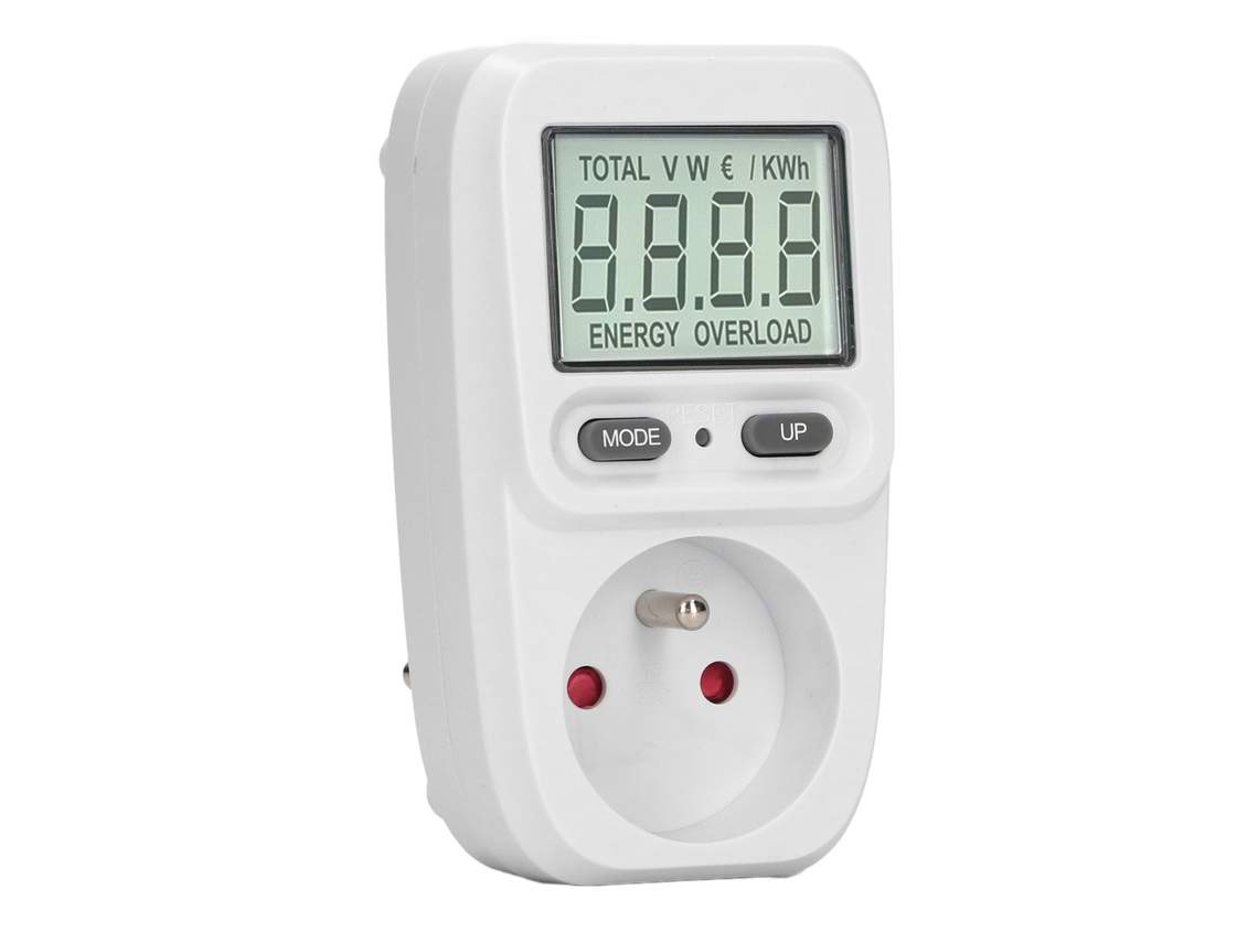 Laxiscreed Tomada Inteligente Com Monitorização De Consumo E Exibição Digital De Wattage