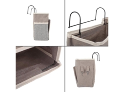 Lurelia Bolsa De Cabeceira, Suspensa, Em Ferro, Para Cama, 30x10x19cm, Quarto Organizado