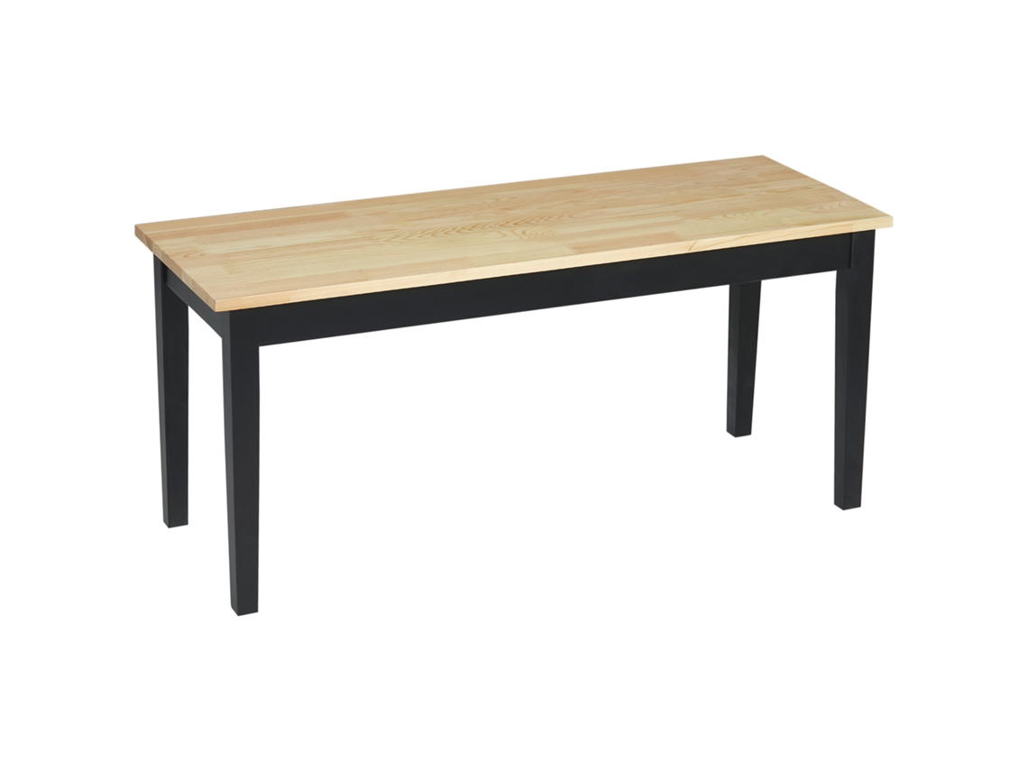Banco Jantar 2 Lugares Pinho Natural 102x36x45cm VELTRIX