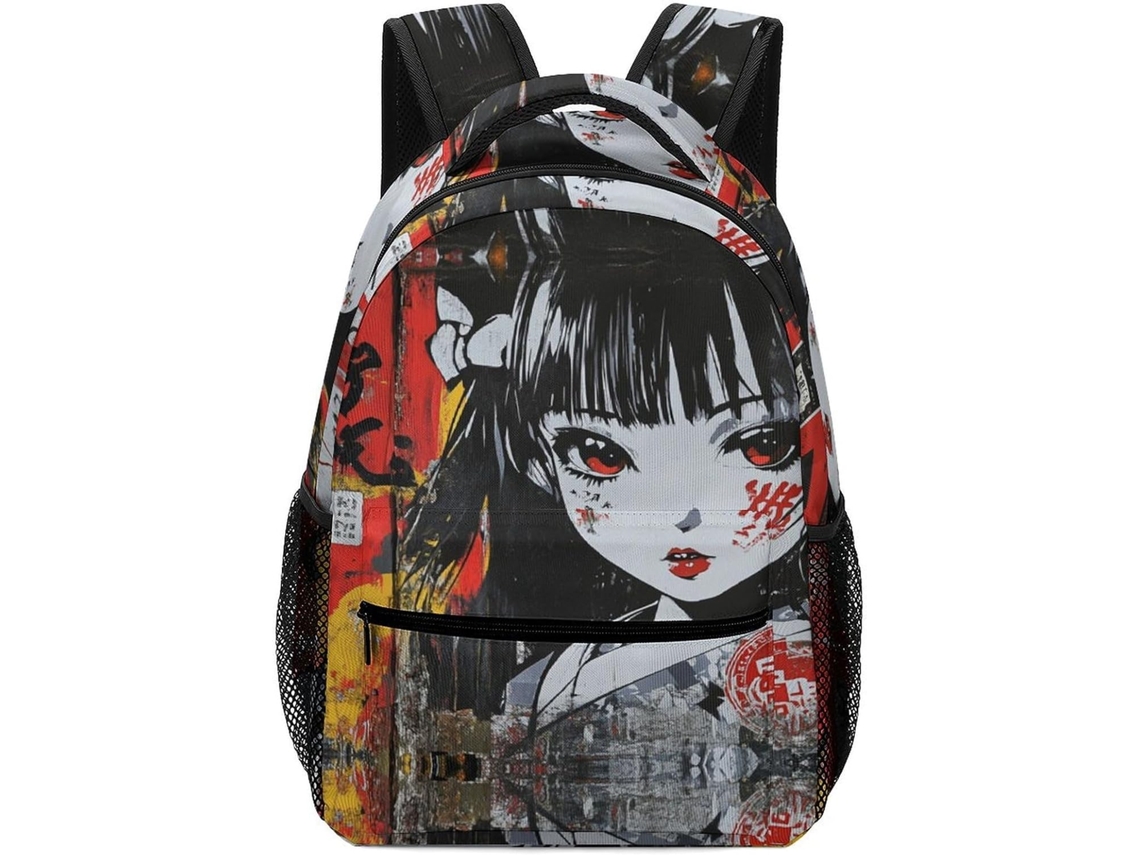 Mochilas Com Estampa De Grafite Japonês, Escolares Estilo Streetwear, Para Viagem, Livros