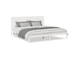 Cama Extra Longa Madeira Maciça MAISON EXCLUSIVE (180x210 cm)