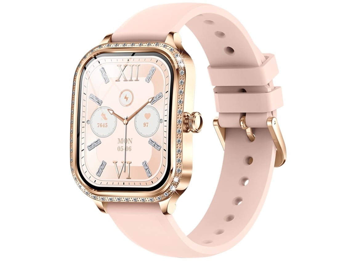 Smartwatch Mk88 Com Bluetooth E Design Moderno (rosa)
