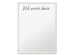 Magnetic Glass Board We Were Here For The Hall Espelharte (60x80 Cm)