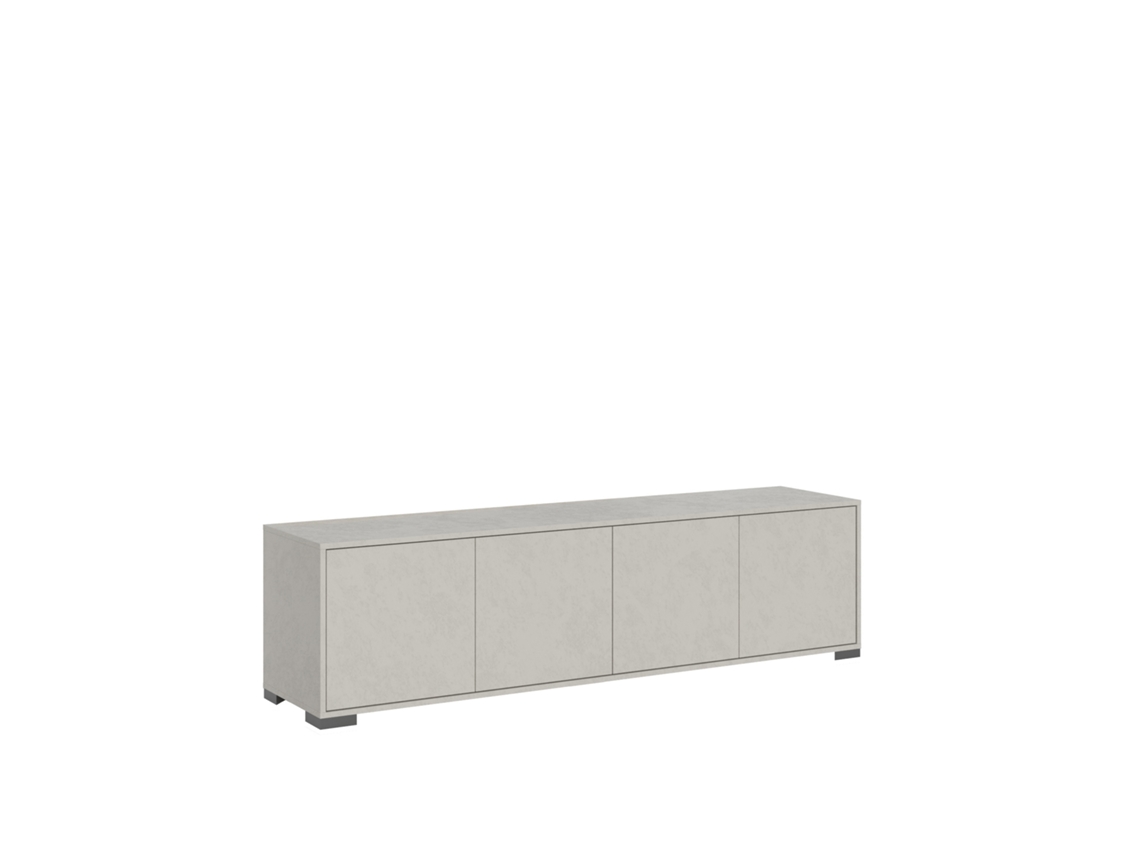 Suporte para TV com 4 portas, 172x40x48 cm, Lumina Cashmere