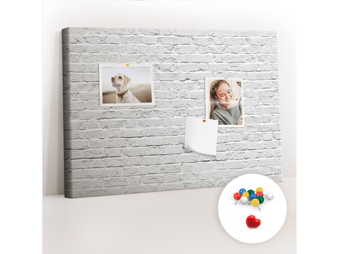 Painel De Cortiça Para Parede Parede De Tijolos Para O Quarto Das Crianças Espelharte (60x40 Cm)