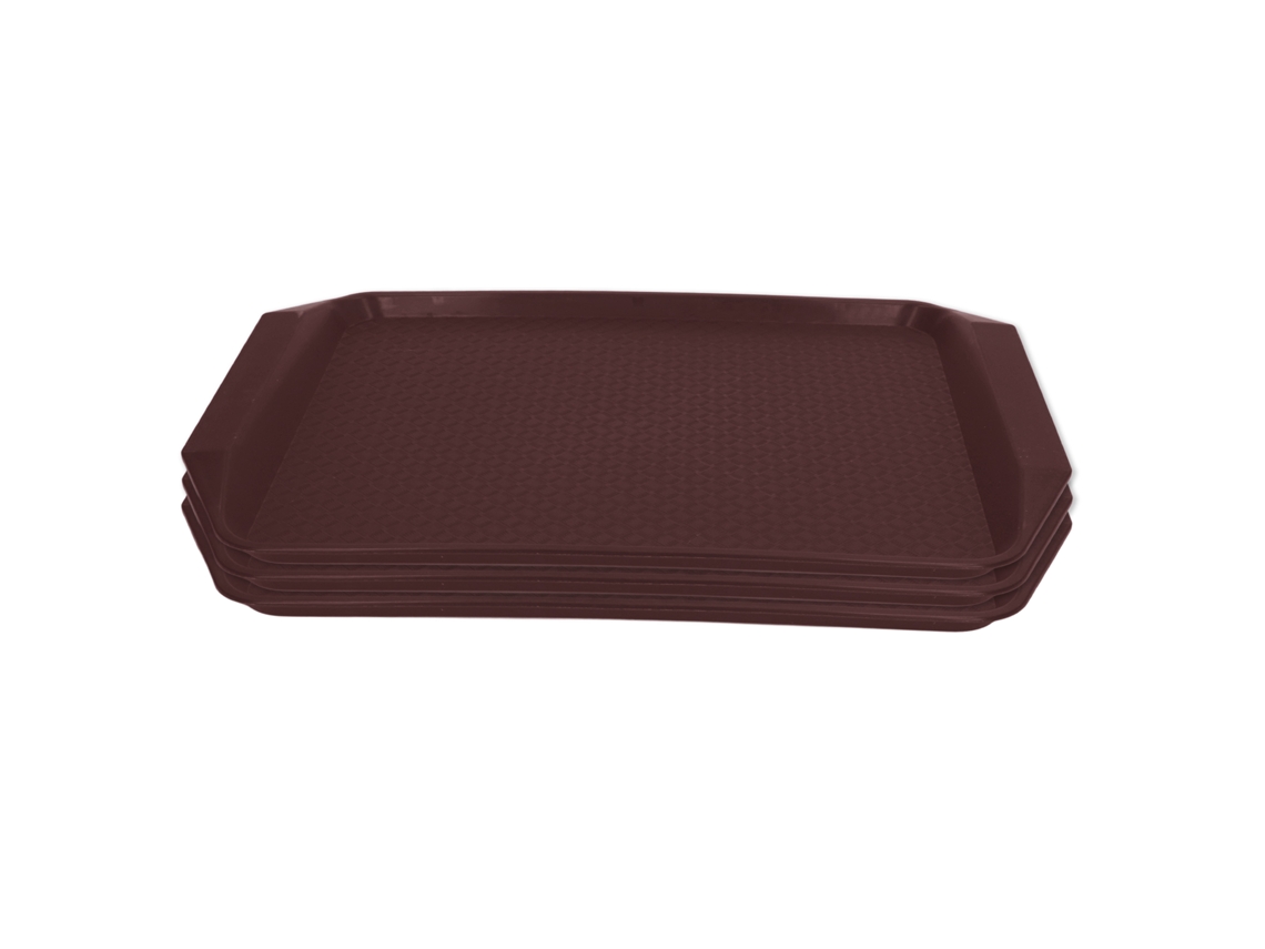 Bandeja Alimentos LAXISCREED Retangular Colorida 3pcs