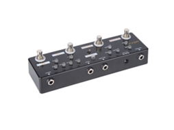 Pedal de Efeitos para Guitarra com 5 Modos: Reverb, Delay, Distorção, Overdrive, Loop, Afinador e Acessórios AQUAFORGE