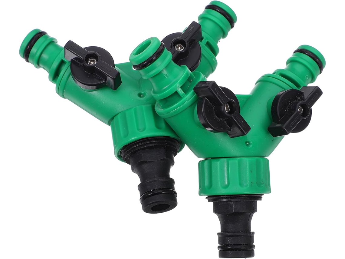 Conector Rápido Em Y Para Mangueira De Jardim (2 Peças) – Adaptador