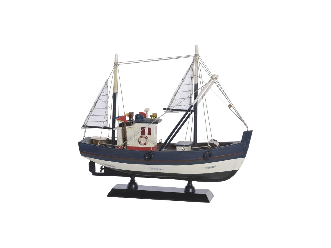 Barco Home Esprit Branco Azul Marinho
