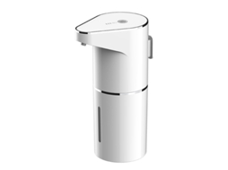 Dispensador Automático De Sabonete Sem Contato, 350ml, Recarregável Via Usb, Elétrico, Com Bomba Ajustável Em 3 Velocidades.