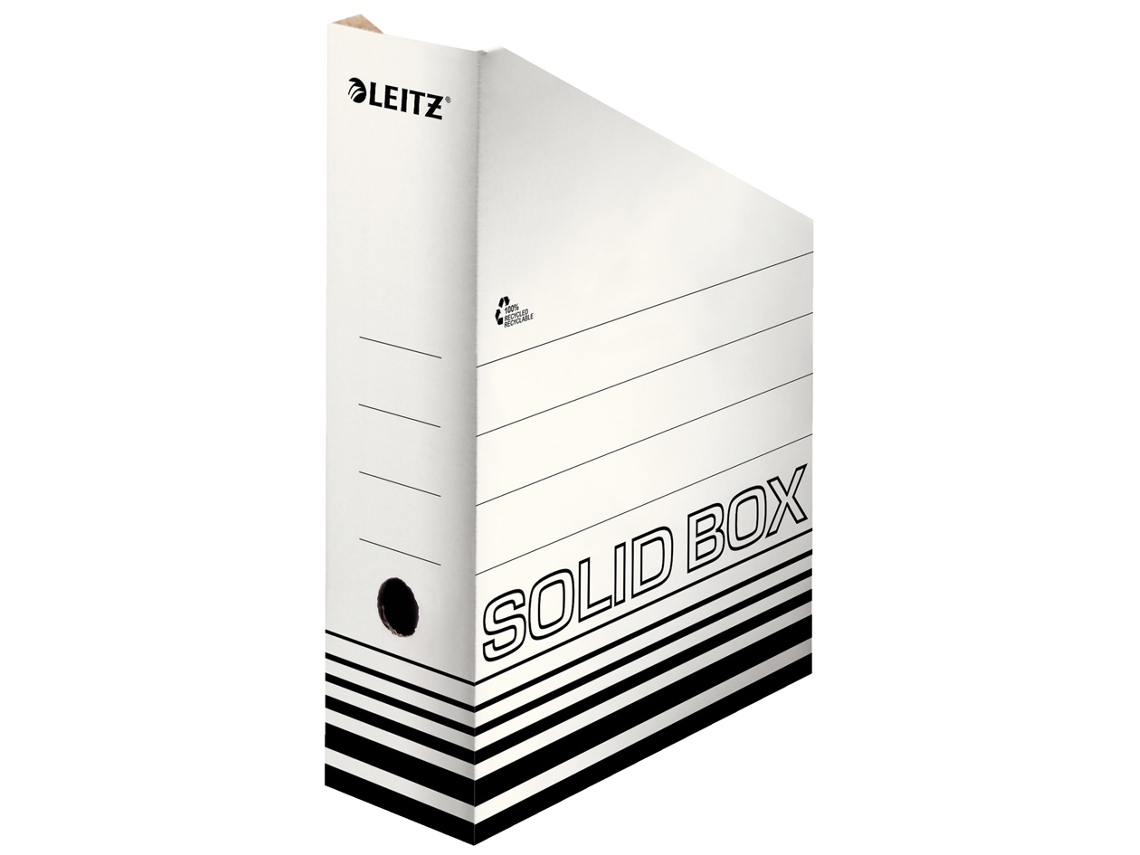 Pasta de Arquivo LEITZ Sólida Din A4 Branco/Preto