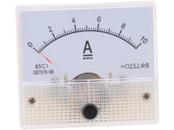 Medidor De Painel Angular 0-10a Com Amperímetro.