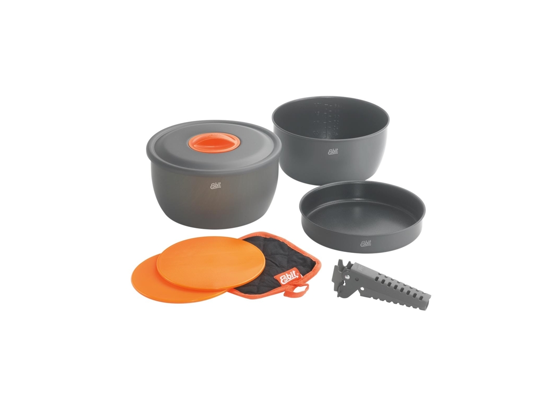 Conjunto de 3 Popottes de Alumínio ESBIT