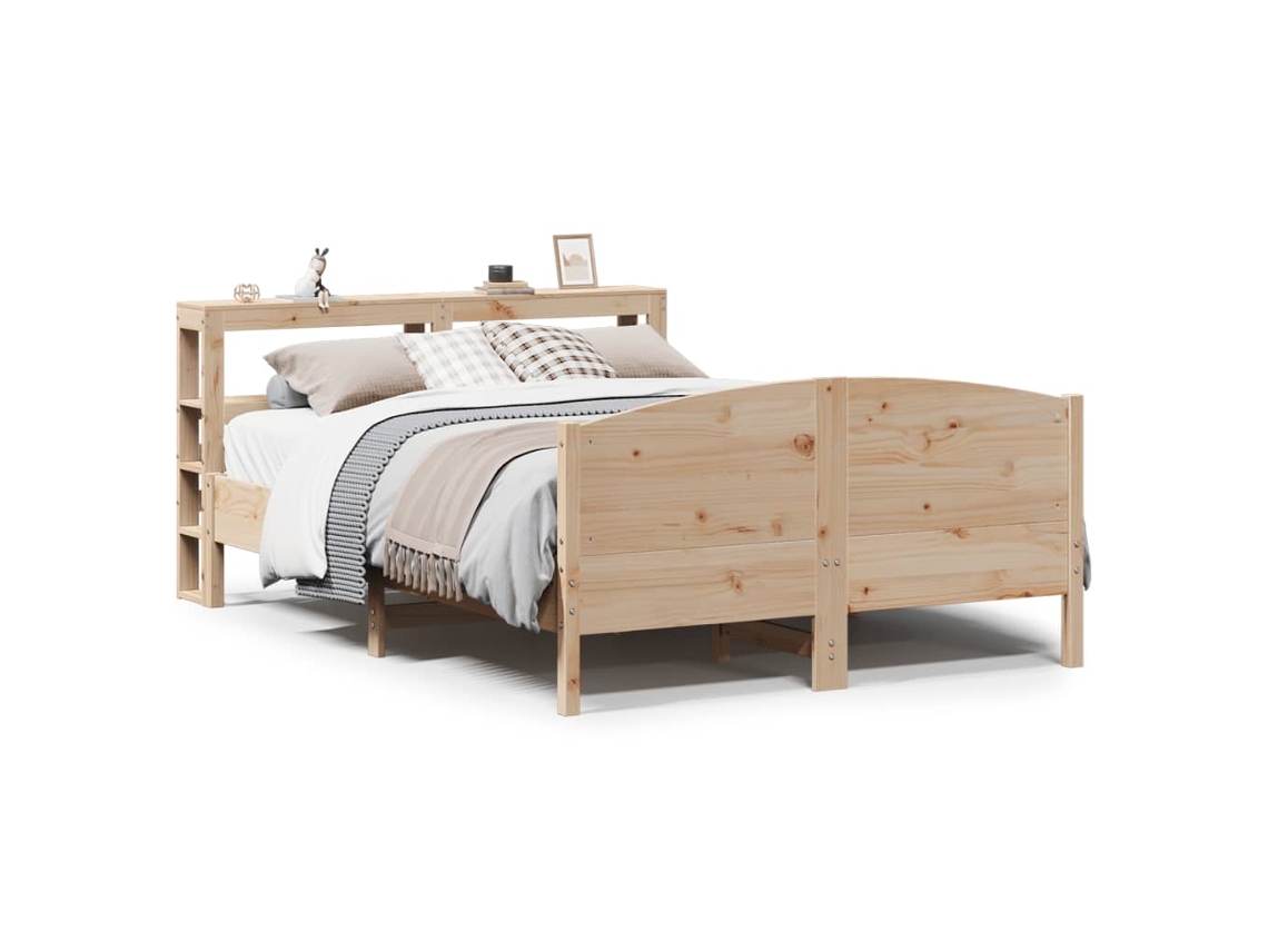 Cama Sem Colchão 120x190 Cm Madeira de Pinho Maciça MAISON EXCLUSIVE