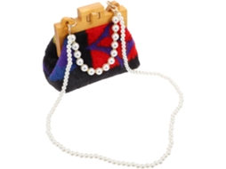 Bolsa Mensageiro De Pelúcia Com Miçangas, Bolsa De Mão Com Corrente De Miçangas, Bolsa Mensageiro Elegante E Prática.
