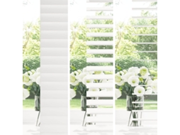 Vidaxl Cortina Veneziana Branco 150 X 250 Cm 35 Mm