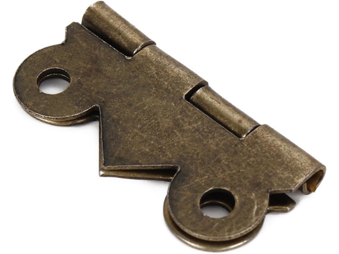 Dobradiças De Ferro Vintage Em Miniatura, 20 Peças, 2, 5x 2cm, Bronze