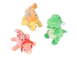 Mali boneco de Pelúcia Dinossauro Cute Ovo Reversível com Anel para Cama Carrinho Bebê