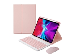 Lurelia Capa Com Teclado Bluetooth Para Ipad Air 3 Com Estojo De Couro De Pano