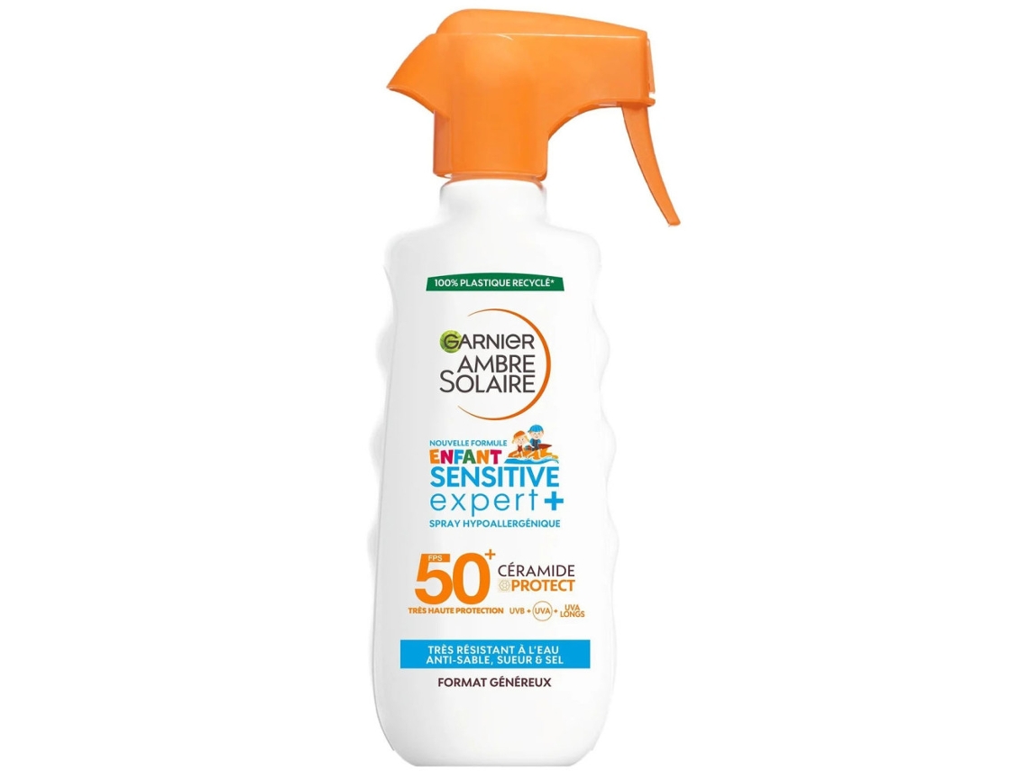 Spray Solar Infantil Amber Solaire Sensitive Expert Fps 50 Garnier
