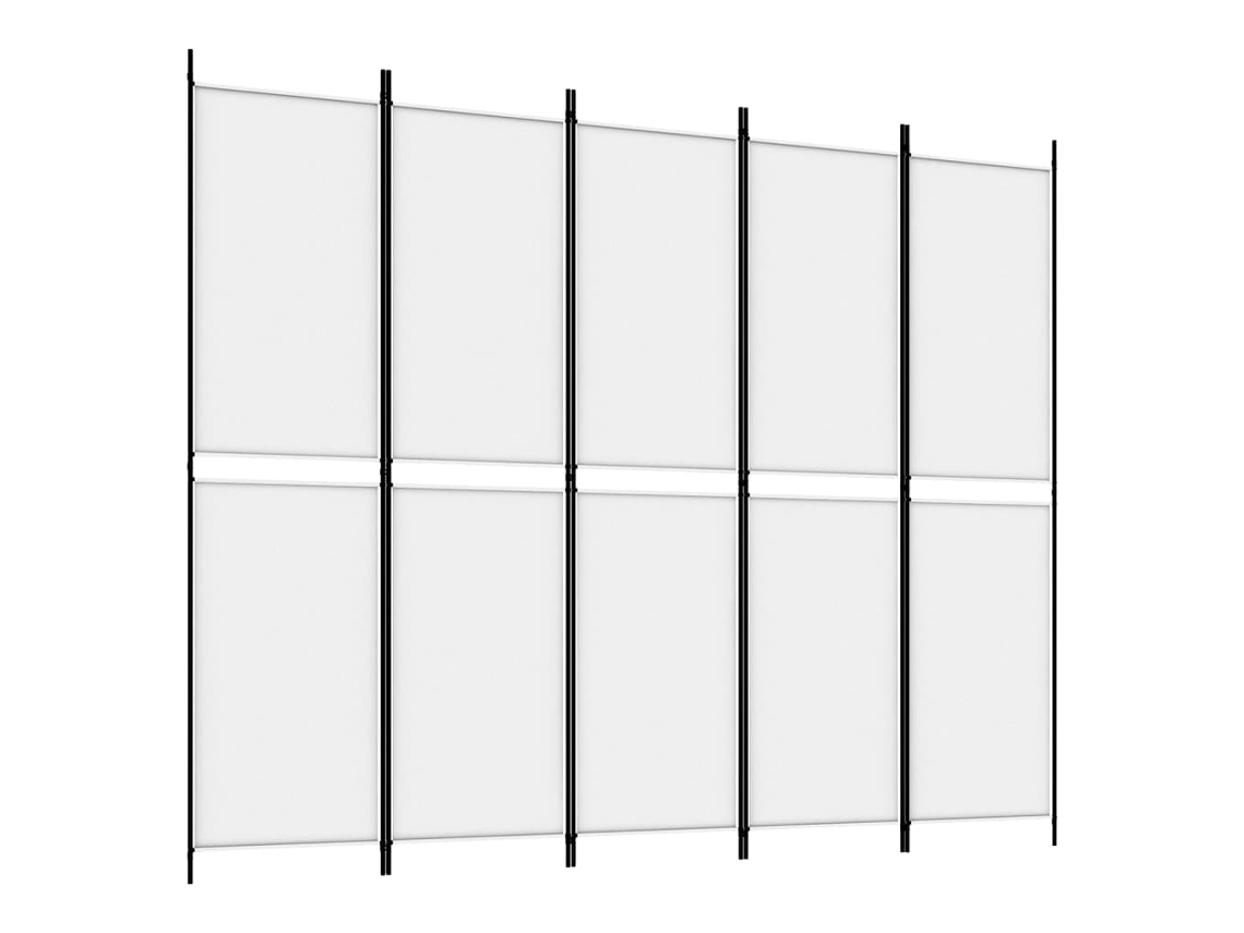 Room Divider, Room Dividers Vidaxl Branco Tecido (250 X 200 Cm)