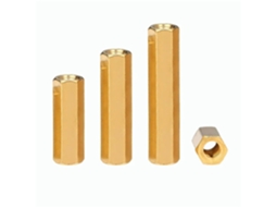 1-porca Sextavada Fêmea De Latão M9 M9x28x12mm