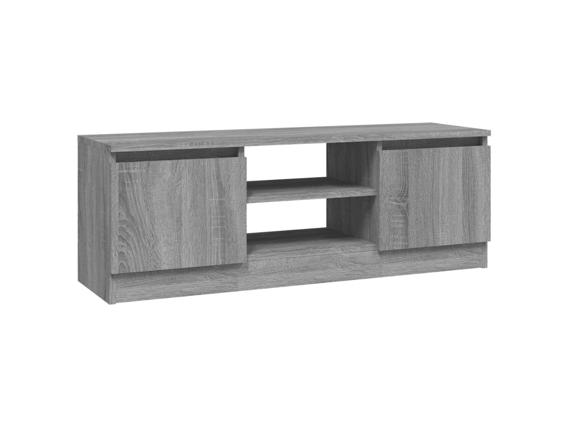 Móvel de Tv com Porta 102x30x36 Cm Cinzento Sonoma MAISON EXCLUSIVE